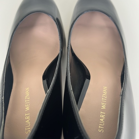 Stuart Weitzman Black Patent Holly 60 Pump - Picture 7 of 9